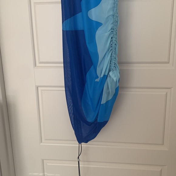 Blue mesh dress - Picture 5 of 6